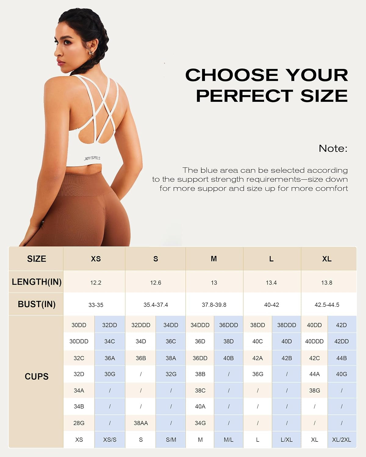 Womens Seamless Longline Sports Bra, Yoga Top with Removable Pads
