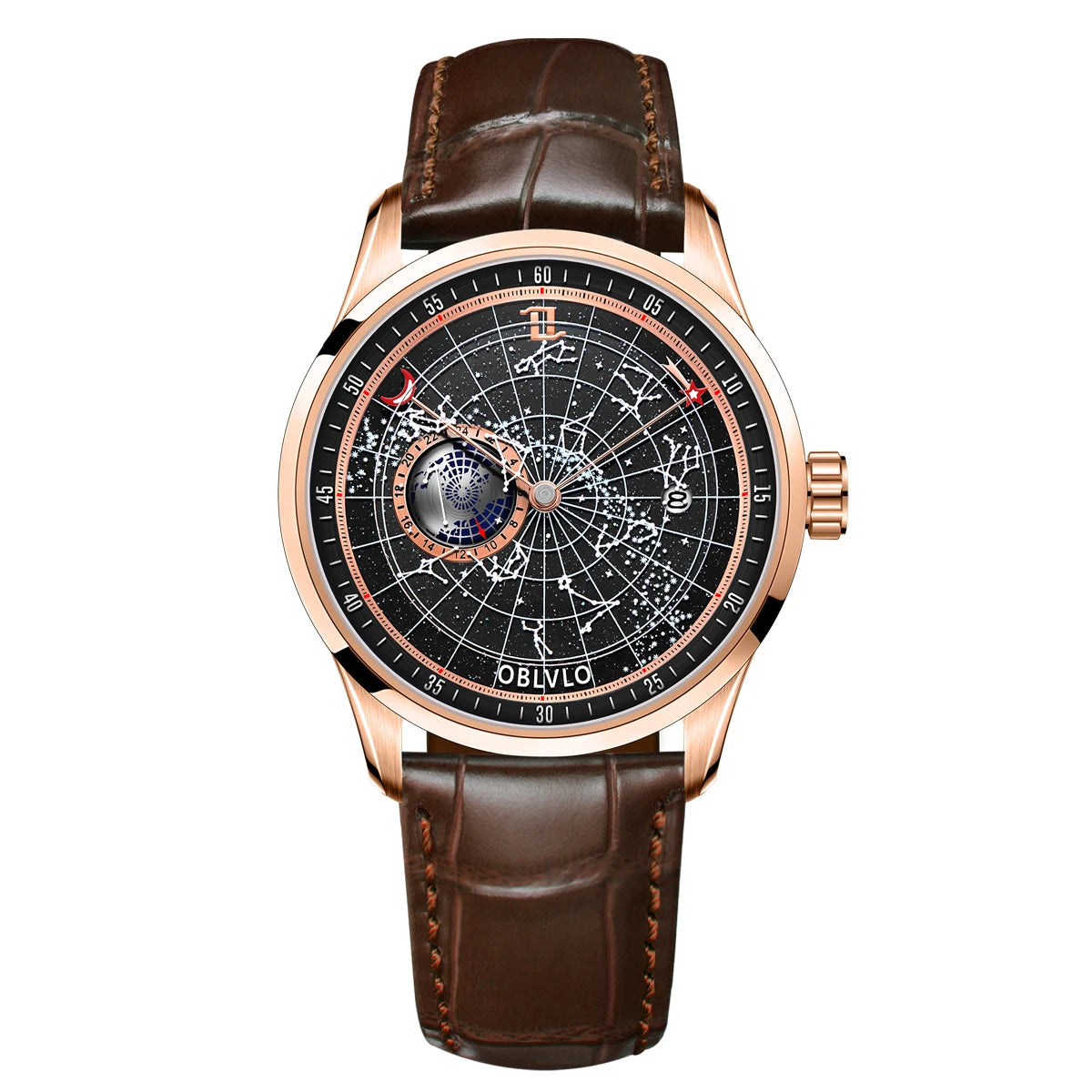 OBLVLO Automatic Casual Watch