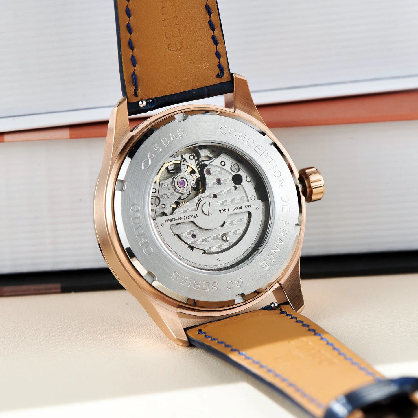 OBLVLO Automatic Casual Watch