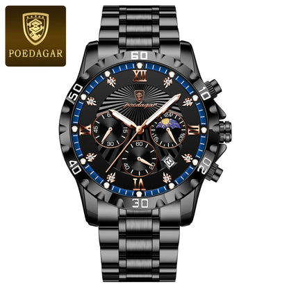 Two-Tone Luxury Chronograph Watch