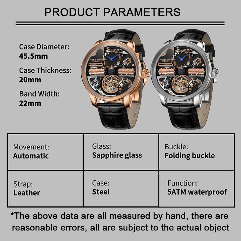 Feel the Rhythm of Time - Luxury Music Series Skeleton Watch