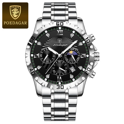 Two-Tone Luxury Chronograph Watch