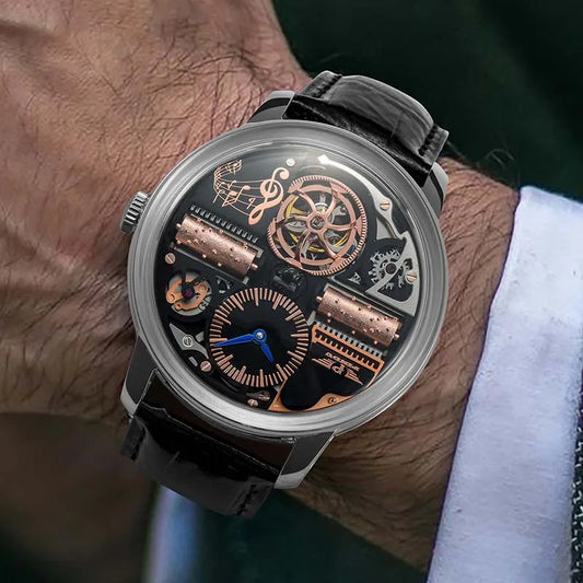 Feel the Rhythm of Time - Luxury Music Series Skeleton Watch